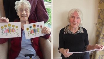 Local school sends cards to Hebburn care home Residents